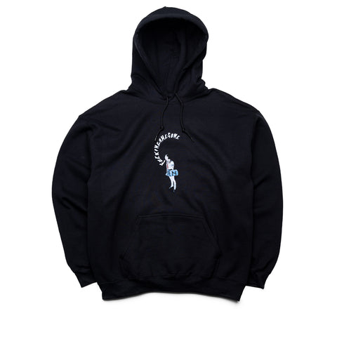 Fucking Awesome Mouth Girl Hoodie - Black