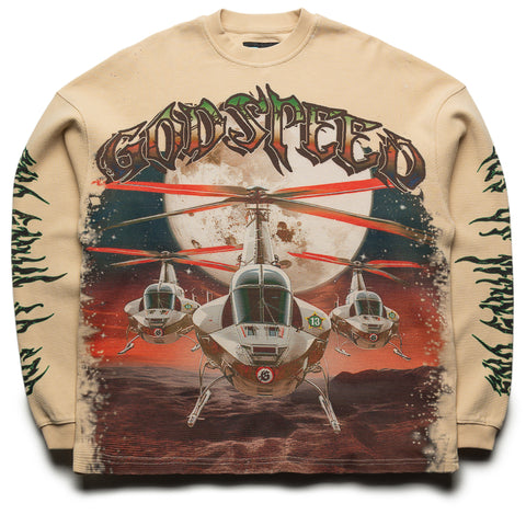 Godspeed New York Air Strike Thermal L/S Tee - Bone