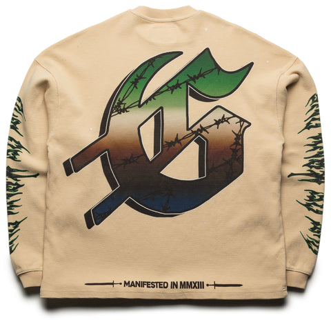 Godspeed New York Air Strike Thermal L/S Tee - Bone