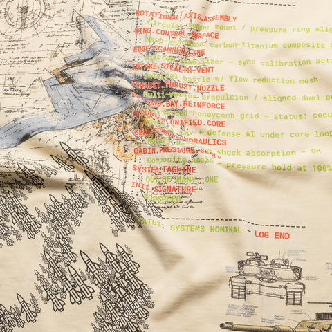 Godspeed New York Art Of War Tee - Bone
