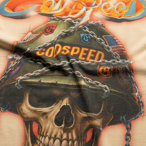 Godspeed New York Badges Of Honor Tee - Beige