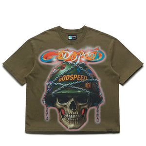 Godspeed New York Badges Of Honor Tee - Military Green