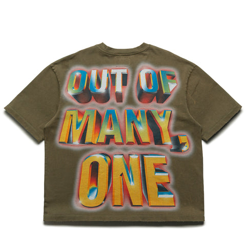 Godspeed New York Badges Of Honor Tee - Military Green