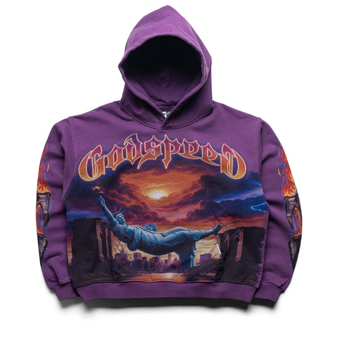 Godspeed New York Burnt Bridges Hoodie - Grape