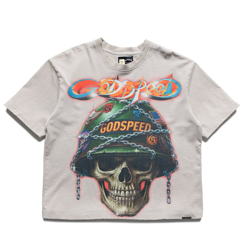 Godspeed New York Badges Of Honor Tee - Wolf Grey