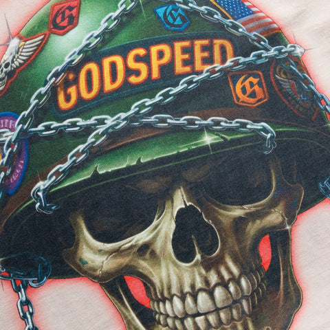 Godspeed New York Badges Of Honor Tee - Wolf Grey