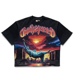 Godspeed New York Burnt Bridges Tee - Black