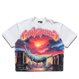 Godspeed New York Burnt Bridges Tee - White