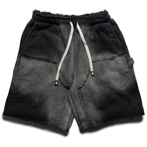 Godspeed New York Carpenter Distressed Shorts - Black Sun Fade