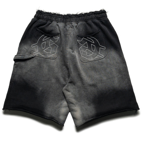 Godspeed New York Carpenter Distressed Shorts - Black Sun Fade