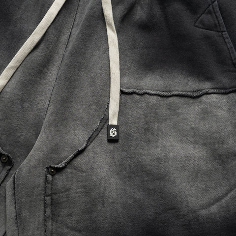 Godspeed New York Carpenter Distressed Shorts - Black Sun Fade