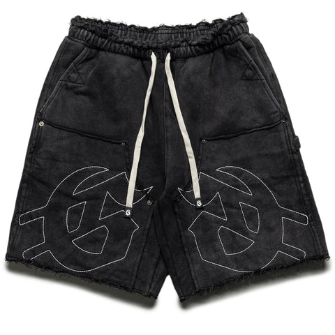 Godspeed New York Carpenter Distressed Shorts - Black