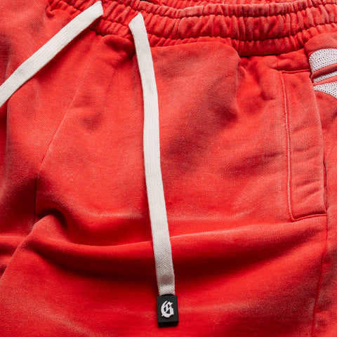 Godspeed New York Courtside Shorts - Red Tie-Dye