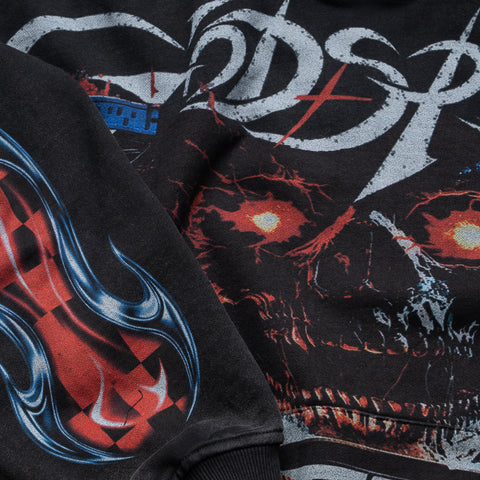 Godspeed New York Drive In Hoodie - Black Wash