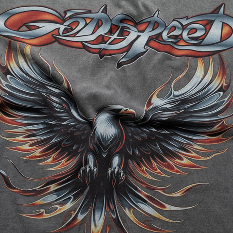 Godspeed New York Eagle Eye Tee - Grey Wash