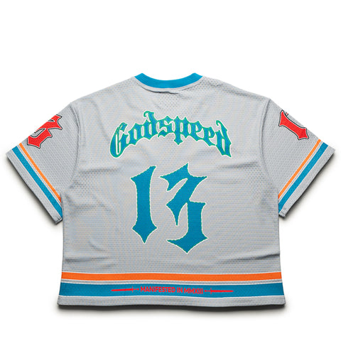 Godspeed New York First Down Jersey - Grey/Blue