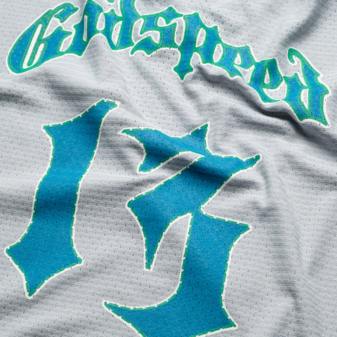 Godspeed New York First Down Jersey - Grey/Blue