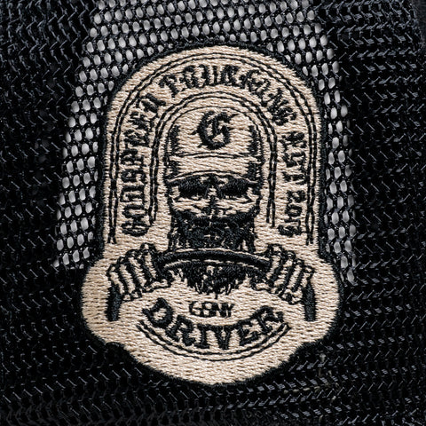 Godspeed New York GS Forever Premium Leather Trucker Hat - Black