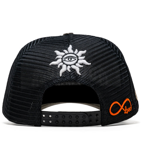 Godspeed New York GS Forever Premium Leather Trucker Hat - Black