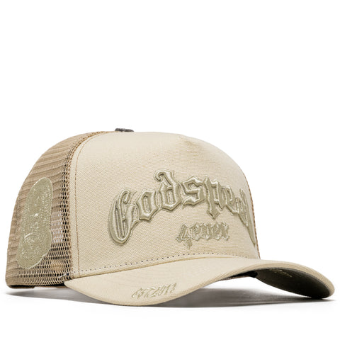 Godspeed New York GS Forever Trucker Hat - Bone
