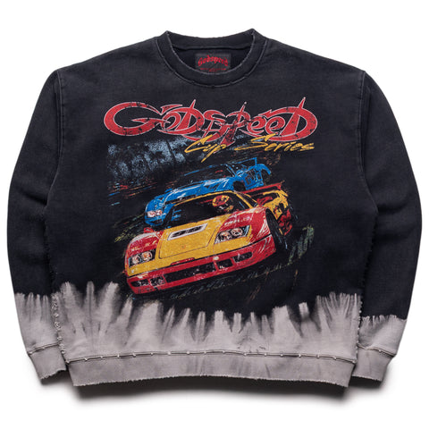 Godspeed New York F.T.W Sweatshirt - Black Bleached Wash