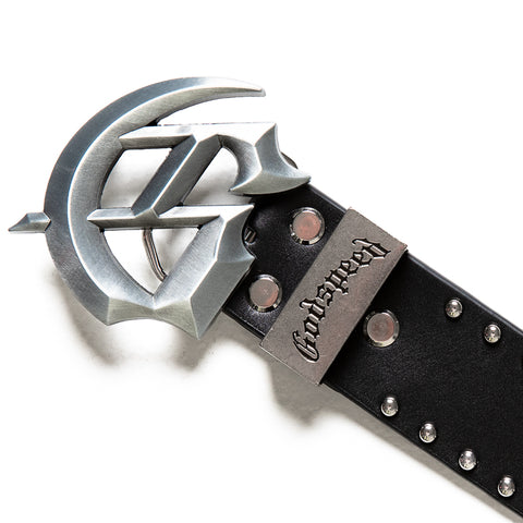 Godspeed New York Forged GS Studded Belt - Black