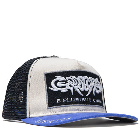 Godspeed New York GS E Pluribus Trucker Hat - White/Blue