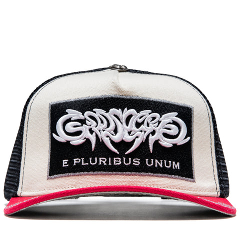 Godspeed New York GS E Pluribus Trucker Hat - White/Red