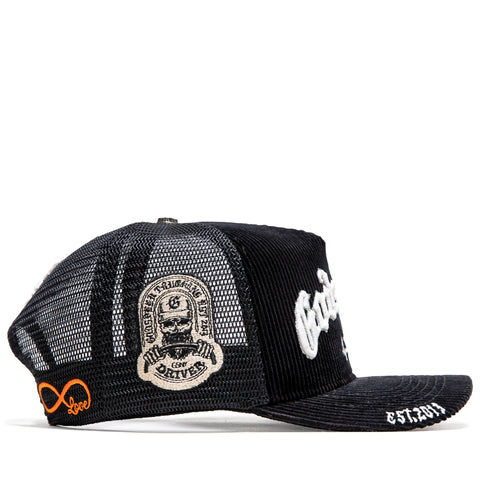 Godspeed New York GS Forever Trucker Hat - Black Corduroy