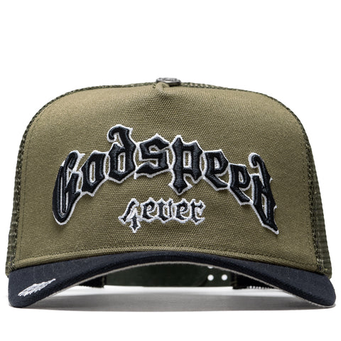 Godspeed New York GS Forever Trucker Hat - Olive/Black