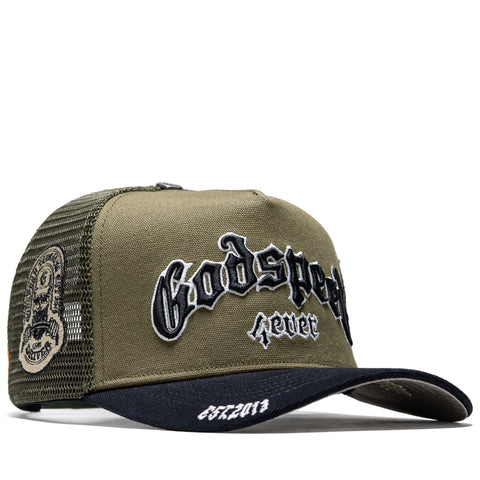 Godspeed New York GS Forever Trucker Hat - Olive/Black