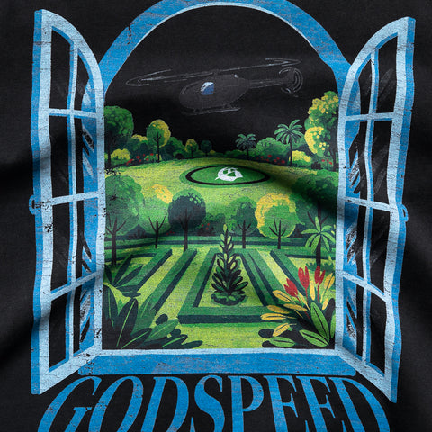 Godspeed New York Helipad Dreams Tee - Black