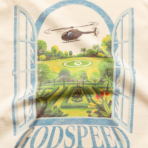 Godspeed New York Helipad Dreams Tee - Bone