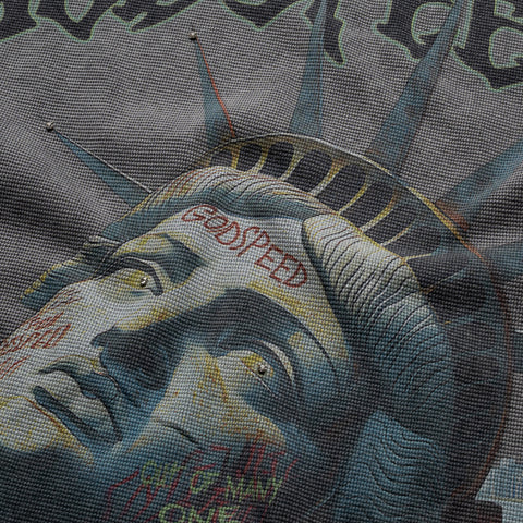 Godspeed New York Sunken Liberty Thermal Tee - Black Wash