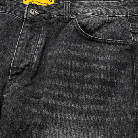 Godspeed New York Stitched OG Logo Flared Denim - Grey Wash