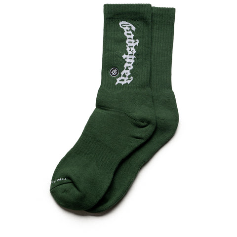 Godspeed New York OG Logo Sock - Green