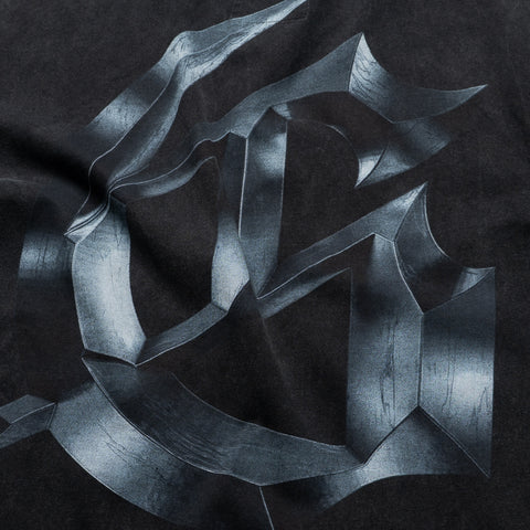 Godspeed New York Symmetrical Logo Tee - Black Wash