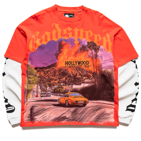 Godspeed New York Los Scandalous Layered Tee - Red