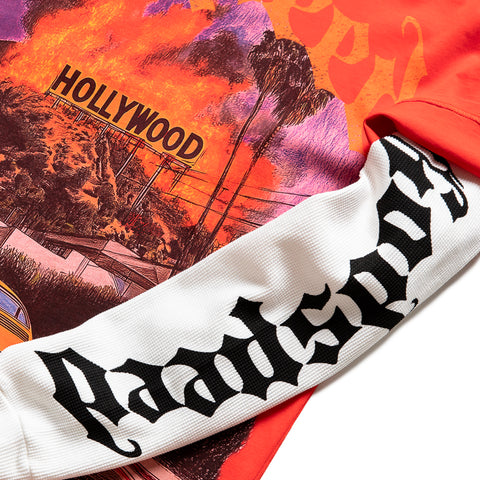 Godspeed New York Los Scandalous Layered Tee - Red