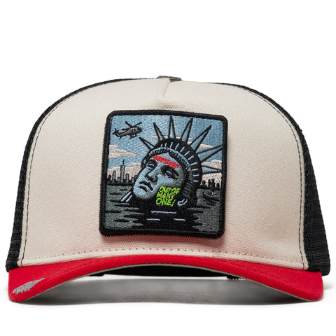 Godspeed New York Mood Trucker Hat II - White/Red