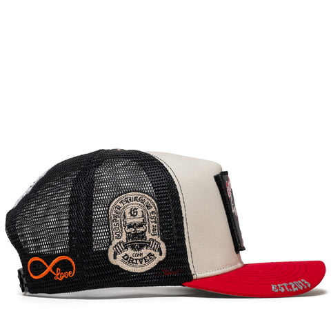 Godspeed New York Mood Trucker Hat II - White/Red