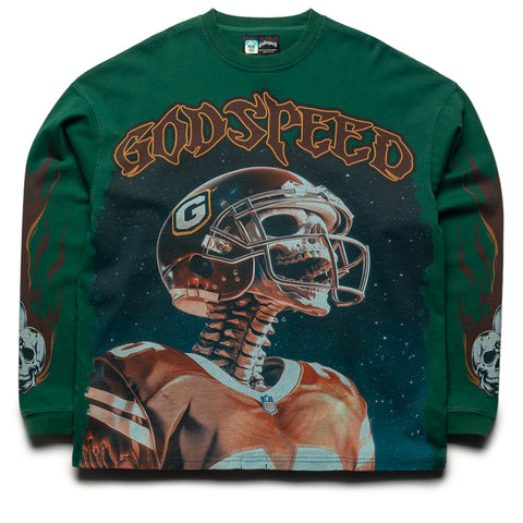 Godspeed New York Morale L/S Tee - Green