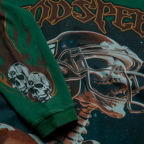Godspeed New York Morale L/S Tee - Green