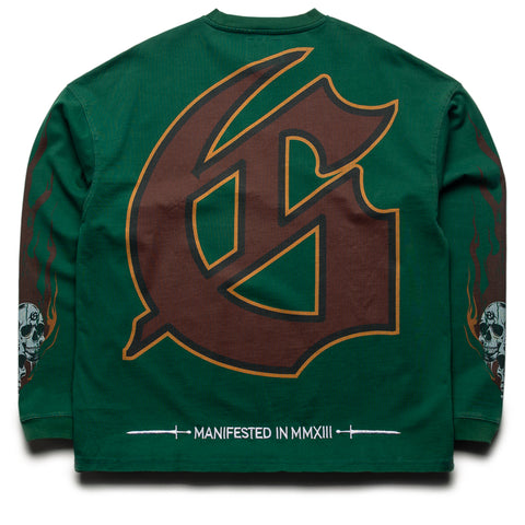 Godspeed New York Morale L/S Tee - Green