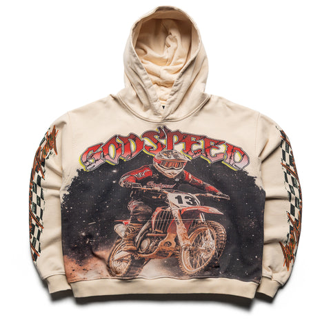 Godspeed New York Motocross Hoodie - Bone