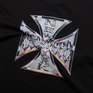 Godspeed New York Chrome Motto Tee - Black