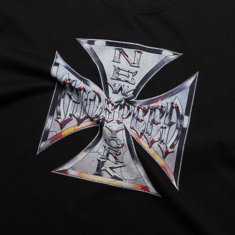 Godspeed New York Chrome Motto Tee - Black