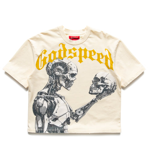 Godspeed New York Mankind vs AI Tee - Bone/Yellow