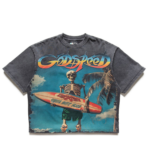 Godspeed New York Miami Surf Club Tee - Grey Wash