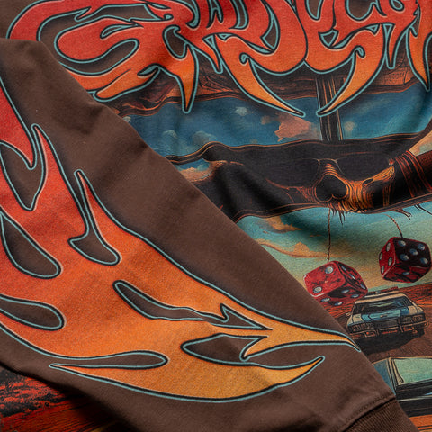 Godspeed New York On The Run L/S Tee - Mocha